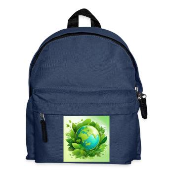 Planète verte - Sac à dos Enfant - bleu marine - Devant