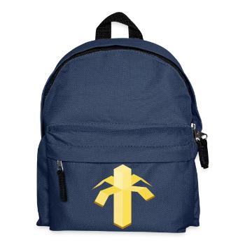 Abstract illustration of a banana - Kids' Backpack - navy - Front