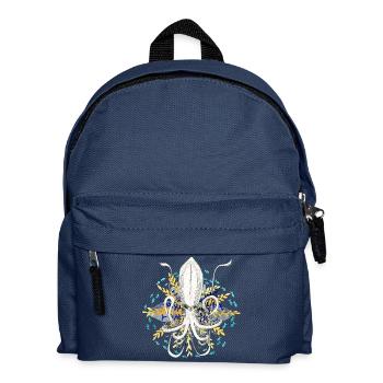squid - Kids' Backpack - navy - Front