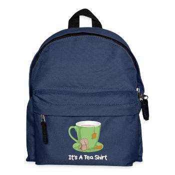 Tea Time It's A Tea Shirt - Kids' Backpack - navy - Front