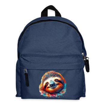 Sloth - Kids' Backpack - navy - Front