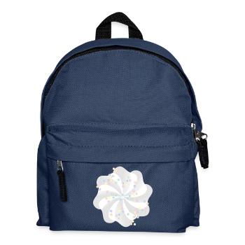 Cream topping with colorful love pearls - Kids' Backpack - navy - Front
