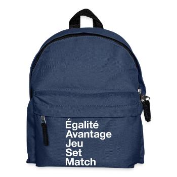 French Tennis - Kids' Backpack - navy - Front