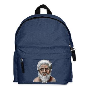 Platon Philosophe grec - Sac à dos Enfant - bleu marine - Devant