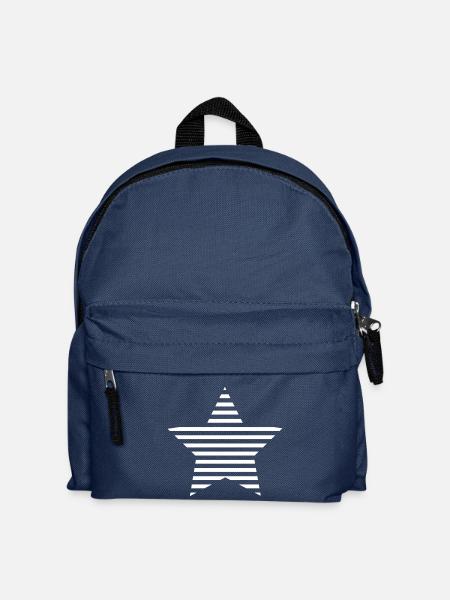 STERN. STERNE. STERN. STERNE. FEST. JAHRESTAG - Kinder Rucksack - Navy