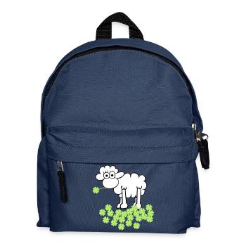 st. Patricks schaf - Kinder Rucksack - Navy - Vorne