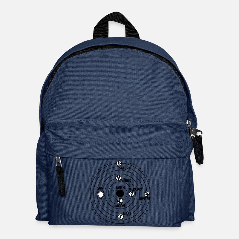 système solaire - Sac à dos Enfant - bleu marine