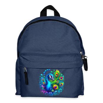 Paon - Sac à dos Enfant - bleu marine - Devant