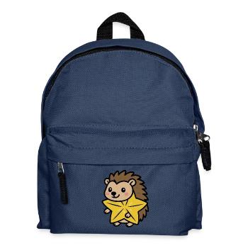 Star Hedgehog - Kids' Backpack - navy - Front