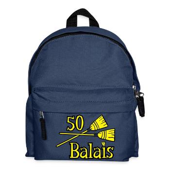 50 balais ans - Sac à dos Enfant - bleu marine - Devant