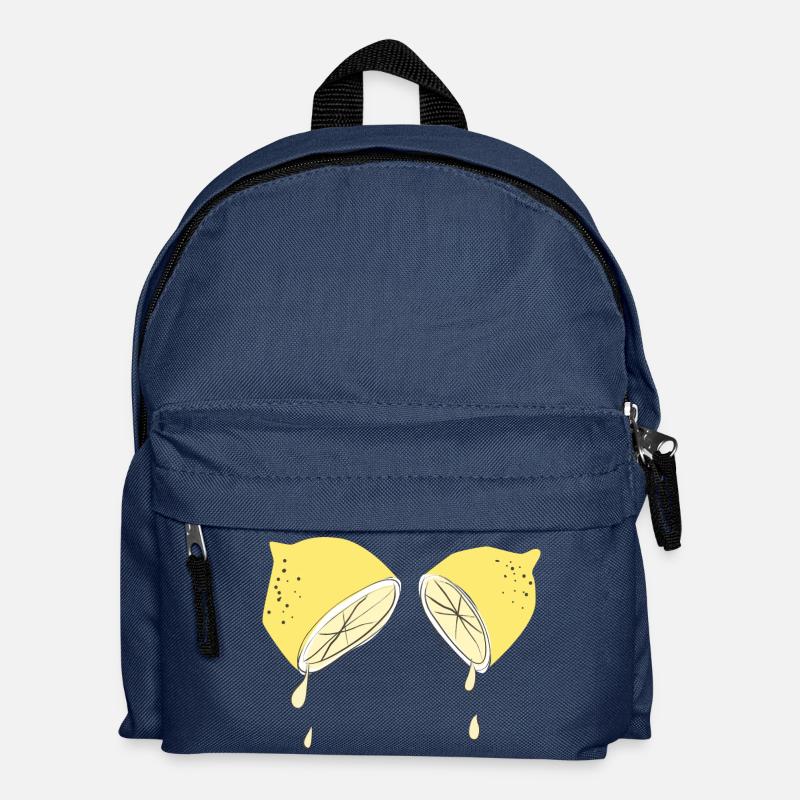 Wenn das Leben dir Zitronen gibt... - Kinder Rucksack - Navy