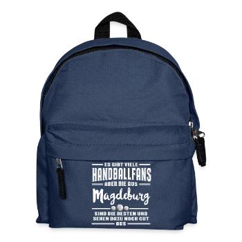 Handball Magdeburg - Kinder Rucksack - Navy - Vorne