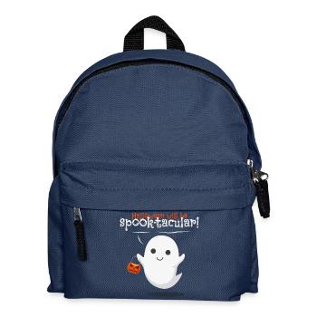 Halloween Gespenst - Kinder Rucksack - Navy - Vorne