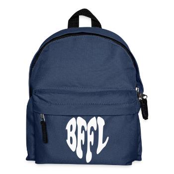 BFFL Meilleurs amis pour la vie - Couleur personnalisable - Sac à dos Enfant - bleu marine - Devant