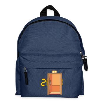 HIER STEIGE ICH EIN - Kinder Rucksack - Navy - Vorne