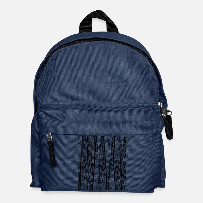 Abstract pattern - Kids' Backpack - navy