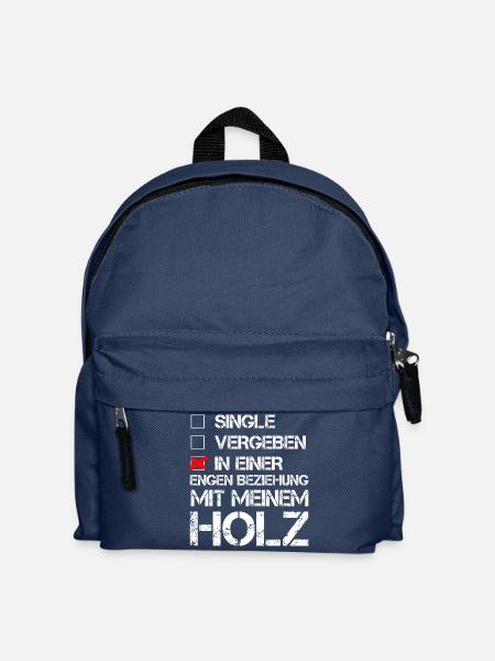 Beziehung Holz - Kinder Rucksack - Navy