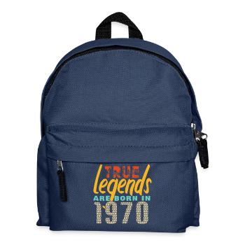 The True Legends were born in 1970. Year 2025. - Kids' Backpack - navy - Front