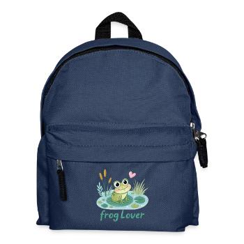 Frog Lovers - Kids' Backpack - navy - Front