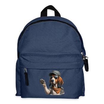 Salut le Chien - Sac à dos Enfant - bleu marine - Devant
