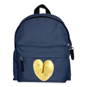 Potato heart - Kids' Backpack - navy - Front