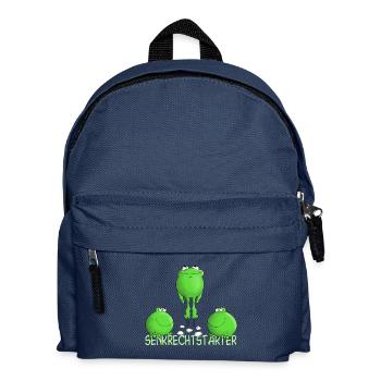 Start - take off - funny - Kids' Backpack - navy - Front