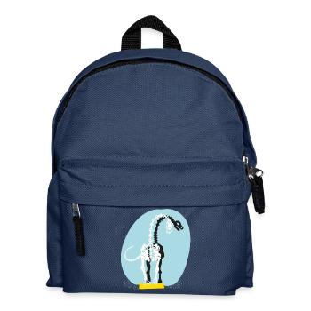 Dinosaurier | ausgemalt | littlepublic - Kinder Rucksack - Navy - Vorne