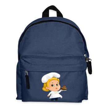 Köchin - Kinder Rucksack - Navy - Vorne