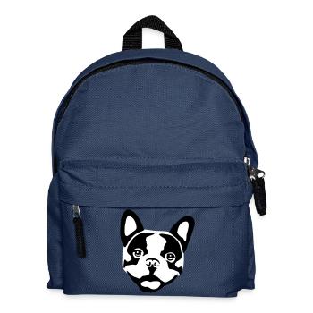 Dog - French Bulldog - Sac à dos Enfant - bleu marine - Devant
