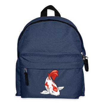 Koi-Fische - Kinder Rucksack - Navy - Vorne