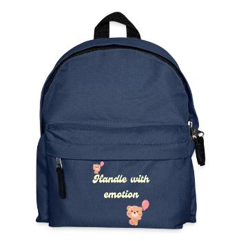 Manipuler avec émotion – Pastel Mental Health Aware - Sac à dos Enfant - bleu marine - Devant