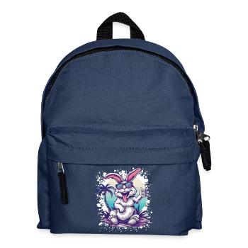 Rabbit Island Palm Tree - Kids' Backpack - navy - Front