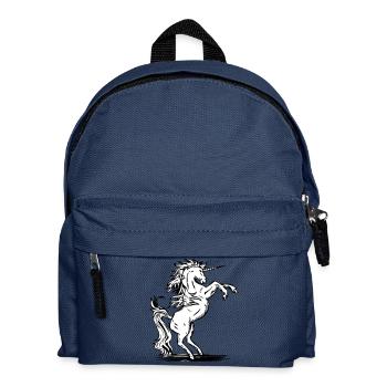 Licorne - licorne - Sac à dos Enfant - bleu marine - Devant