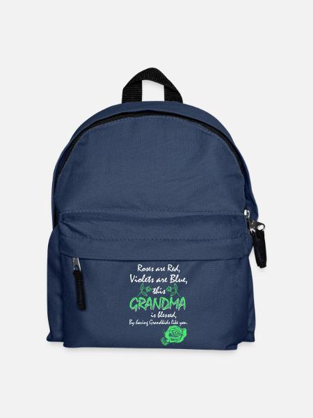 This Grandma is Blessed - Kinder Rucksack - Navy