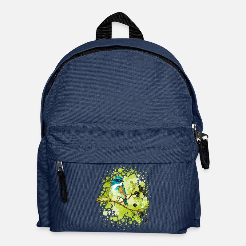 Vogel - Kinder Rucksack - Navy