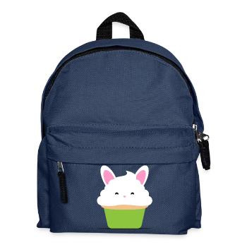 Cupcake, Muffin, Gift Idea - Kids' Backpack - navy - Front