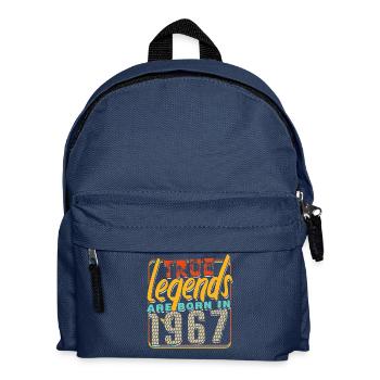 Wahre Legenden werden 1967 geboren Vintage Geburtstag - Kinder Rucksack - Navy - Vorne