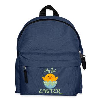 Frohe Ostern Erstes Ostern Küken - Kinder Rucksack - Navy - Vorne