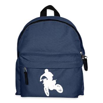 motocross - Sac à dos Enfant - bleu marine - Devant
