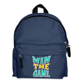 Gagner dans le jeu – seule la victoire compte - Sac à dos Enfant - bleu marine - Devant
