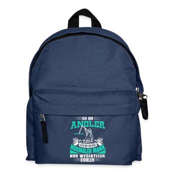 Ich bin Angler! - Kinder Rucksack - Navy - Vorne