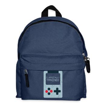 Zocker - Gamer - Nerd - Geek - Geschenk - Kinder Rucksack - Navy - Vorne