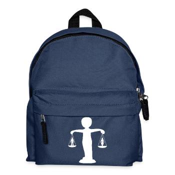 Equality Justitia Symbol for equality - Kids' Backpack - navy - Front