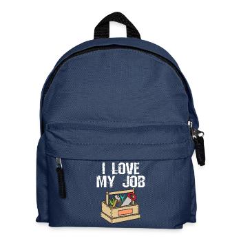Carpenter Roofer Carpenter Job Occupation carpenter - Kids' Backpack - navy - Front