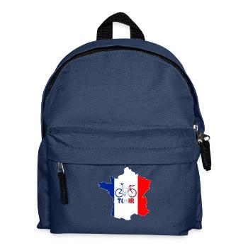 Nächste Radfahren und Radfahrer - Kinder Rucksack - Navy - Vorne