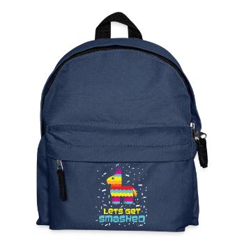 Paper mache, Mexico, Pinata, Birthday party, Papie - Kids' Backpack - navy - Front