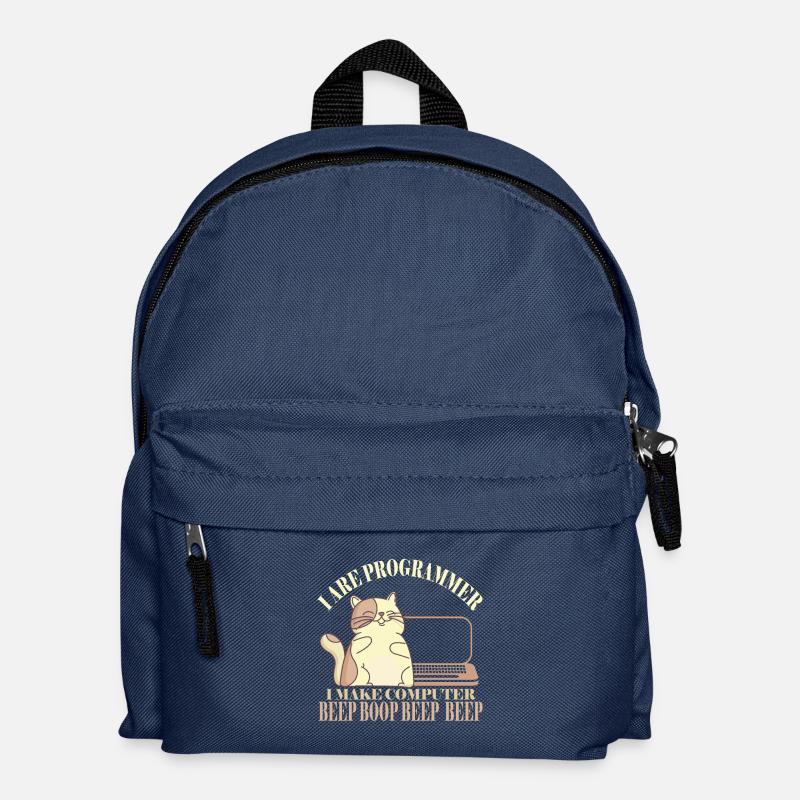 I Are Programmer Shirt Funny Computer Shirt - Kinder Rucksack - Navy