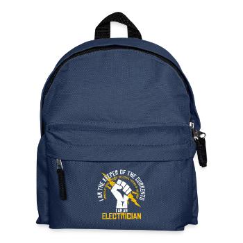 Elektriker - Kinder Rucksack - Navy - Vorne