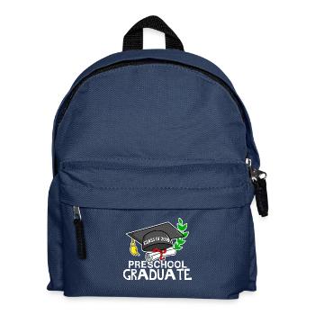 Vorschulabschluss - Klasse 2018 - Kinder Rucksack - Navy - Vorne