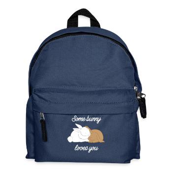 Lapins - Lapins - Lapins - Amour - Sac à dos Enfant - bleu marine - Devant